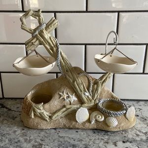 Yankee Candle double tart burner ocean anchor shell